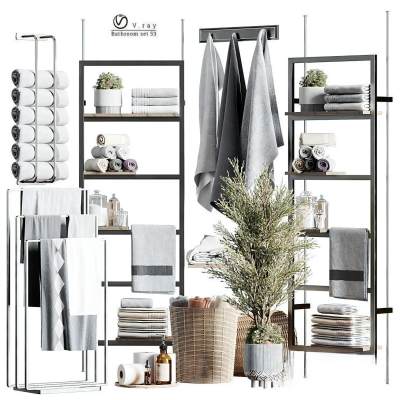 洗浴用品 毛巾 置物架